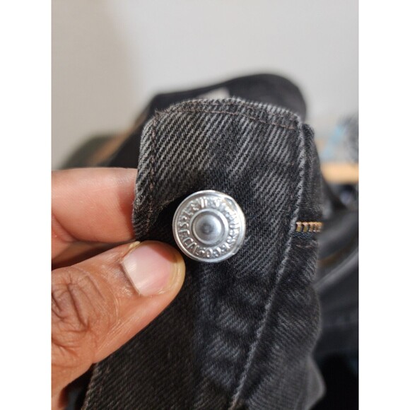 Levi’s 505 Jeans Men’s 36x36 Black Regular Fit Straight Leg Vintage - Picture 10 of 10